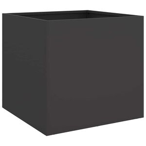 vidaXL Jardini&egrave;re noir 42x40x39 cm acier