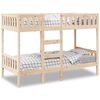 vidaXL Lit superpos&eacute; 80x200 cm Bois de pin massif