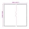 vidaXL B&acirc;che transparente avec &oelig;illets 5x10 m poly&eacute;thyl&egrave;ne