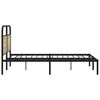 vidaXL Cadre de lit sans matelas 150x200 cm ch&ecirc;ne sonoma