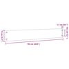 vidaXL Bordures de pelouse 10 pcs 15x103 cm acier corten flexible
