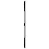 vidaXL T&ecirc;te de lit murale Noir 159,5x3x110 cm Bois massif de pin