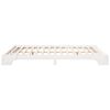 vidaXL Cadre de lit Blanc 160 x 220 cm Pin massif