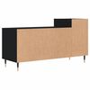 vidaXL Meuble TV Noir 100x35x55 cm Bois d'ing&eacute;nierie