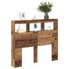 vidaXL T&ecirc;te de lit Bois Ancien 120 x 17 x 102 cm Bois d'ing&eacute;nierie