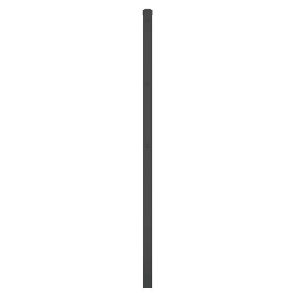 vidaXL T&ecirc;te de lit m&eacute;tal noir 90 cm