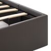 vidaXL Cadre de lit avec rangement hydraulique Similicuir 180x200 cm
