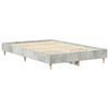 vidaXL Cadre de lit Gris b&eacute;ton 193 x 123 x 25 cm Bois d'ing&eacute;nierie