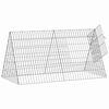 vidaXL Cage &agrave; poules Argent 110 x 55 x 55 cm Acier galvanis&eacute;