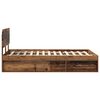 vidaXL Cadre de lit Bois ancien 120 x 200 cm Pin massif