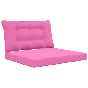 vidaXL Coussin de canap&eacute; d'ext&eacute;rieur Polyester Rose 80 x 68,5 cm