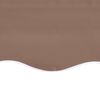 vidaXL Tissu de remplacement pour auvent Marron 6x3,5 m