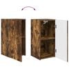 vidaXL Ensemble meuble TV 4 pcs Ch&ecirc;ne fum&eacute; Bois d'ing&eacute;nierie
