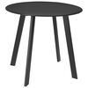 ProGarden Table d'appoint 50x45 cm gris fonc&eacute; mat