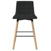 vidaXL Tabourets de bar lot de 2 noir tissu