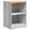 vidaXL Armoires de garage 2 pcs sonoma gris bois d'ing&eacute;nierie