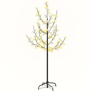 vidaXL Arbre &agrave; LED fleur de cerisier 84 LED Blanc chaud 120 cm