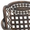 vidaXL Chaise de jardin 2 pcs Bronze 55 x 56,5 x 91cm Aluminium