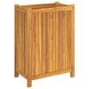 vidaXL Jardini&egrave;re avec doublure 54x31x75 cm bois massif d'acacia