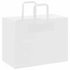 vidaXL Sacs en papier 250 pcs avec poign&eacute;es blanc 32x17x25 cm