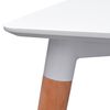 vidaXL Ensemble de table et chaise &agrave; manger 7 pcs Blanc et gris clair
