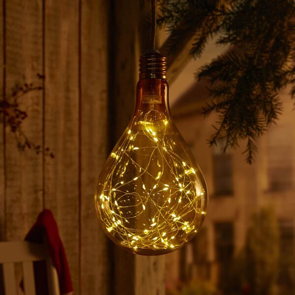 Luxform Lighting Guirlande lumineuse &agrave; LED sur pile PS160 Transparent