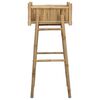vidaXL Jardini&egrave;re avec support Naturel 50 x 38 x 114 cm Bambou