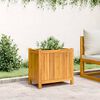vidaXL Jardini&egrave;re avec doublure 54x31x50 cm bois massif d'acacia