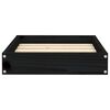 vidaXL Lit pour chien Noir 51,5x44x9 cm Bois de pin solide