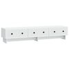 vidaXL Meuble TV Blanc 147 x 34,5 x 30 cm Bois d'ing&eacute;nierie