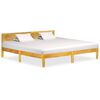 vidaXL Cadre de lit sans matelas bois de manguier massif 200x200 cm