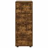 vidaXL Armoire de rangement Ch&ecirc;ne fum&eacute; 40 x 48 x 105 cm