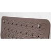 RIDDER Tapis de bain antid&eacute;rapant Playa 80 x 38 cm N&eacute;on bleu 68303