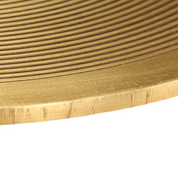 vidaXL Ensemble de tables 2 pcs MDF recouvert de laiton