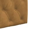 vidaXL T&ecirc;te de lit suspendue Marron 150 x 55 x 7 cm Velours