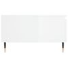 vidaXL Table basse blanc brillant 90x60x35 cm bois d'ing&eacute;nierie