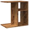 vidaXL Table d'appoint vieux bois 50x30x50 cm bois d'ing&eacute;nierie