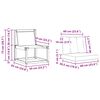 vidaXL Ensemble de canap&eacute;s d'ext&eacute;rieur 3 pcs Gris Naturel et Clair