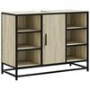 vidaXL Meuble de salle de bain avec lavabo Ch&ecirc;ne Sonoma 80 x 33 x 60 cm Bois d'ing&eacute;nierie
