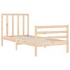 vidaXL Cadre de lit sans matelas bois de pin massif