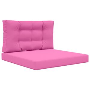 vidaXL Coussin de canap&eacute; d'ext&eacute;rieur 2 pcs Rose Polyester