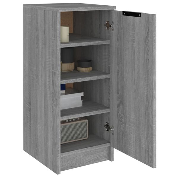 vidaXL Meuble &agrave; chaussures Sonoma gris 30x35x70 cm Bois d'ing&eacute;nierie