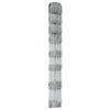vidaXL Cl&ocirc;ture de prairie Argent&eacute; 50 x 1 m Acier galvanis&eacute;
