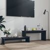 vidaXL Meuble TV Gris 180x30x43 cm Agglom&eacute;r&eacute;