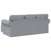 vidaXL Canap&eacute; 160cm Gris clair M&eacute;tал