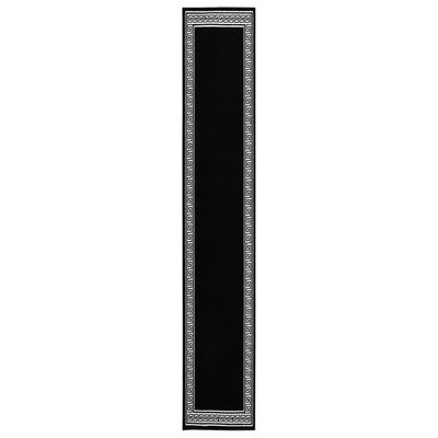 vidaXL Tapis BCF Noir avec motif 60x500 cm