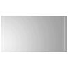 vidaXL Miroir de salle de bain LED Transparent 90 x 50 cm verre tremp&eacute;