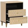 vidaXL Table de chevet 50x33x60 cm bois de manguier massif