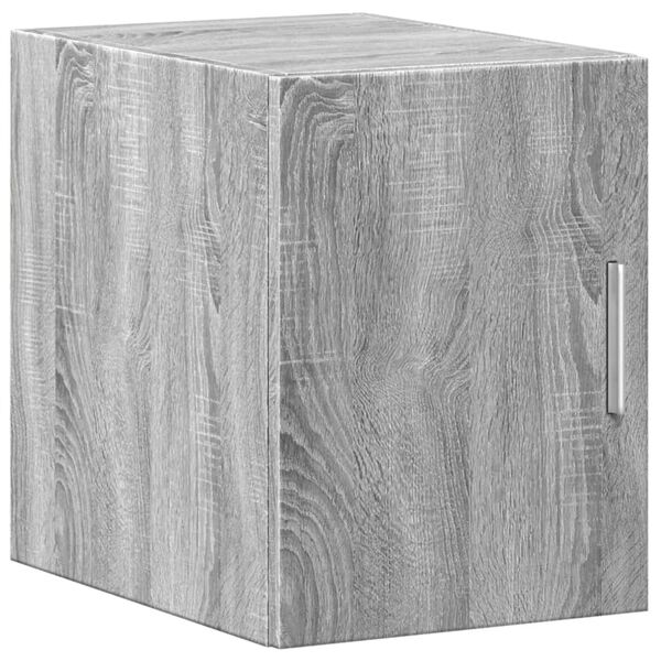 vidaXL Armoire murale sonoma gris 30x42,5x40 cm bois d'ing&eacute;nierie