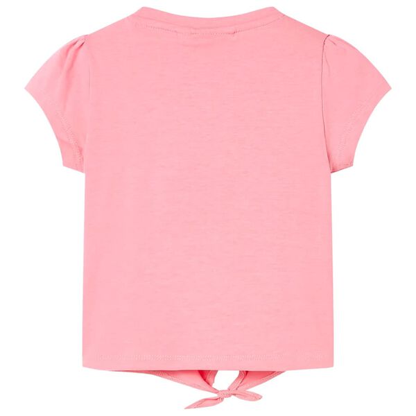 T-shirt pour enfants rose fluo 140